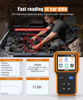 OBD2 Scanner With Upgrade Battery Tester, Diagnostic Tool For Cars And Trucks To Read And Clear Engine Codes displayed in use