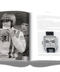 Watch Nerds Guide A Rich Coffee Table Book On Timepieces with a famous racer and chronograph watch illustration