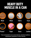 Heavy Duty Spray Adhesive Clear Glue 14 Oz All Purpose Bond For Glass Plastic Wood Metal Ceramic Rubber Leather Paper With Comfort Nozzle
