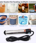 Built Badass Kickin Up The Heat Fast This Plug And Play 2000 Watt Immersion Water Heater for buckets, tubs, and pools.