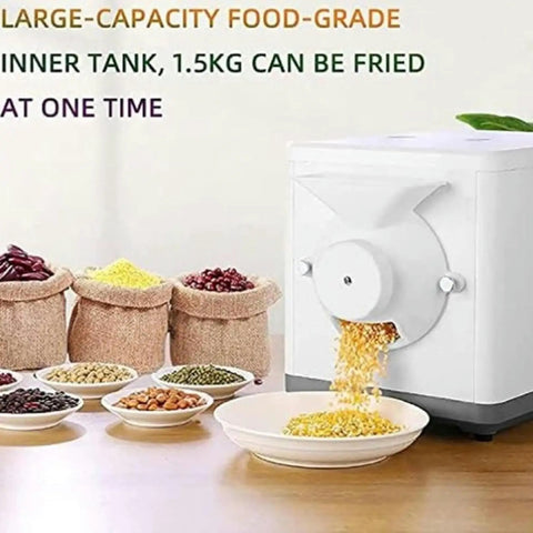 Premium Electric Coffee Roaster Machine Featuring 1500 Gram Drum Capacity And Smart Thermostat Controls Perfect For Home Baristas Craving Rock Solid Bean Roasting And Crispy Snacks On The Regular with 1.5kg capacity.