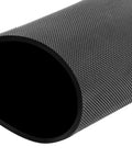Durable Rubber Soling Sheet For Shoe Repair And DIY Kicks, 5/32 Inch Thick Black Sole Material, flexible sheet close-up view.