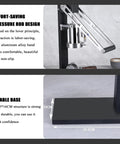 Rugged Hand Pressed Espresso Machine Using Manual Lever And Pressure Chamber Plus Portable Bottomless Coffee Maker For Zero Fuss Brewing showcasing the aluminum pressure rod design and stable base.