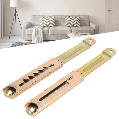 Heavy Duty Lifting Hinge Set Telescoping Rust Proof Adjustable Headrest Support For Sofa And Bed Backrests 2 Pack One Lever