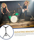 Heavy Duty Snare Drum Rack Built To Rock For Weekend Warriors And Pro Players Looking To Score Some Dope Percussion Gear With Kickass Alloy Stands Designed For Tight Stages And Home Jam Sessions 990 mm tall alloy frame in use during a live performance.