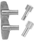 Clock Winding Key For Mechanical Clocks, Pro Repair Tool For Vintage Alarm Clocks, 0.79 Inch Metal Winder parts view