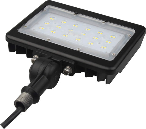 8 Pack Outdoor Led Flood Lights 30W 3000K Warm White Bronze Finish Tough As Nails Heavy Duty Waterproof Security Spotlights close-up view