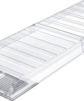 Under Furniture Air Vent Extender For Floor Registers Up To 14 Inches Wide, Low Profile 1.5 Inch Tall, Extends From 17 To 33 Inches