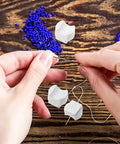 18Pcs Ring Bender Dies Replacement Kit For Jewelry Making, Heavy Duty Plastic Press Dies With Precision Curves, Universal Compatibility For DIY Jewelry Projects, Handy Ring Bending Tool For Multimetal Metals, white 18 pcs