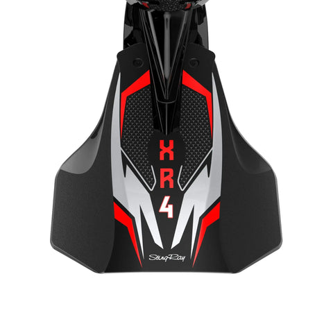 XR4 Senior Hydrofoils For 40-300 HP Boats Black Engine Stabilizer Fins Top View