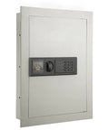 In Wall Safe For Home Or Biz With LED Keypad And Two Manual Override Keys Big Interior For Cash Jewelry Passports And More Discreet Hidden Safe