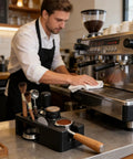 Solid Coffee Tamper Holder Built From Shock Absorbent Abs Material For No Fuss Daily Brewing Portable Countertop Tamping Station with espresso gear.