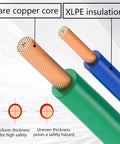 Heavy Duty 320 Feet Automotive Wire Roll Packed With 30 Through 22 Gauge Bare Copper Cable And Durable Xlpe Jacket for hot engine mods.