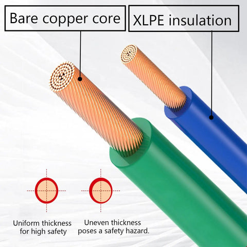 Heavy Duty 320 Feet Automotive Wire Roll Packed With 30 Through 22 Gauge Bare Copper Cable And Durable Xlpe Jacket for hot engine mods.