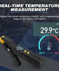 HVAC Digital Thermometer With Real Time Temp Clamp For Heating And Cooling Systems on refrigerant line, digital display, LM55 compatible