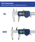 Xtra Value Digital Caliper For DIY And Home Projects With 0 To 6 Inch Range And 150 mm Measuring Capabilities in inches and mm display