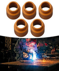 Top Tier Plasma Air Diffuser 13788 For Eastwood Versa 40A 60A Welding Tools with five brown metal air diffuser cups.