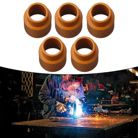 Top Tier Plasma Air Diffuser 13788 For Eastwood Versa 40A 60A Welding Tools with five brown metal air diffuser cups.