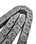 Heavy Duty 1 Meter 10x11mm Cable Drag Chain Bridge For Engraving Machines And Roller Tanks Silent Motion Transmission R28 Exterior Grade with flexible sections.