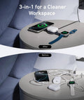MagSafe All In One Charger For iPhone 17 16 15 14 AirPods And Apple Watch With 15W Fast Wireless Charging Qi2 Certified Foldable Travel Pad Not A Power Bank Must Have charging station comparison