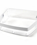 Gallon Refrigerator Bin Assembly Right Replacement Part WR71X11052 For GE Models And Compatible Brands OEM Quality Bin in white plastic