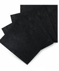 Four black pre-filters from Two Pack Replacement Filter Kit For Breathe A350 A375 Air Purifier With Two True HEPA Filters