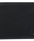 Men's Leather RFID Blocking Bifold Wallet For Everyday Carry And Daily Hustle, Premium Wellington Style In Black, front view