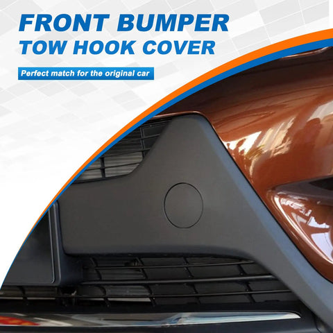 Toyota RAV4 Front Bumper Tow Hook Cover Set Pair 2013 2014 2015 Eye Cap Towing Eye Cover Left Right Easy To Install