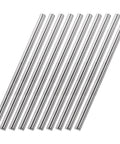 10 pieces of 8mm by 300mm solid stainless steel round rods for DIY crafts and lathe projects, rust resistant and durable metal rods