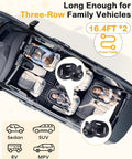 Top view of vehicle interior showcasing 1080P Dual Baby Car Camera With 6.8 Inch Night Vision Monitor And Split Screen For Two-Kid Rides