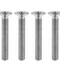 Titanium M6x40mm Countersunk Hex Socket Cap Screws Set - 4 Pack, Flat Head Bolts, 12mm Head Diameter, DIN7991