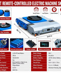 Built Tough Heavy Duty 50 Ton Electric Machinery Skates With Remote Control Steel frame and anti-slip turntable for heavy loads.
