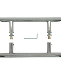 Slick Chrome 6 Inch And 8 Inch Ladder Style Pull Handles Three Quarter Inch Diameter Durable Cabinet And Drawer Hardware