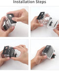 Installation steps for GoPro Waterproof Case For Hero 13 12 11 10 9 Black Protective Underwater Housing With Dive Kit