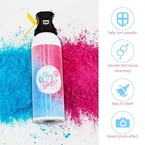 Fire Extinguisher Color Smoke Set of Two for Big Baby Reveal Moment Pink and Blue Gender Pop Decorations with Clear Color Check Door Zero Stress Outdoor Bash That Definitely Hits Different and Steals the Spotlight