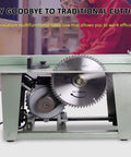 Portable Benchtop Table Saw With Killer 1200W All Copper Motor Cuts Through Wood And Metal Like Butter Belt Drive Multi Angle Setup High Capacity 80mm Blade Depth Gonna Knock Out Garage Diy Projects Fast, compact design with 8-inch blade and motor.