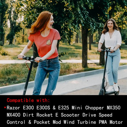 Electric Scooter Motor For Razor E300 E300S E325 MX350 MX400 Drive Speed Control PMA Brushed Permanent Magnet 24V 350W Low Noise Performance Quiet Ride Durable Direct Replacement Fits Popular E Scooters