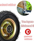 Heavy Duty Castor Wheels Built Tough And Rollin Smooth For Warehouse Floors features thick natural rubber tire with ten layers.