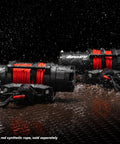 Two SuperATV 4500 lb winches with red synthetic rope and hooks, black waterproof housings.