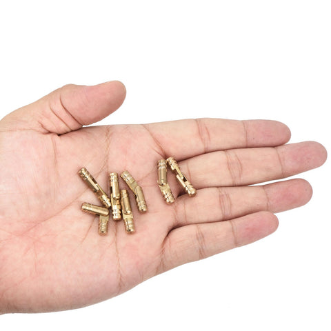 Hand holding Invisible Brass Barrel Hinges For DIY Keepsake Boxes And Cabinets, 18 Pack Concealed Hinges 25x5mm, rust resistant