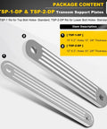 Beefy Transom Mount Plate Kit For Standard Top And Lower Bolt Holes Heavy Duty Cast Aluminum Three Eighths Inch Thick