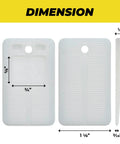 Clear Nylon Leveling Shims No More Wobble On Toilets Tables Beds And More Ribbed Non Slip Wedges For Quick Easy Stabilizing
