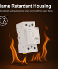 Heavy Duty 63A Modular Contactor With 2NO Poles Operating On 24V AC DC Coil Voltage Plug And Play Din Rail Mount with flame retardant housing.
