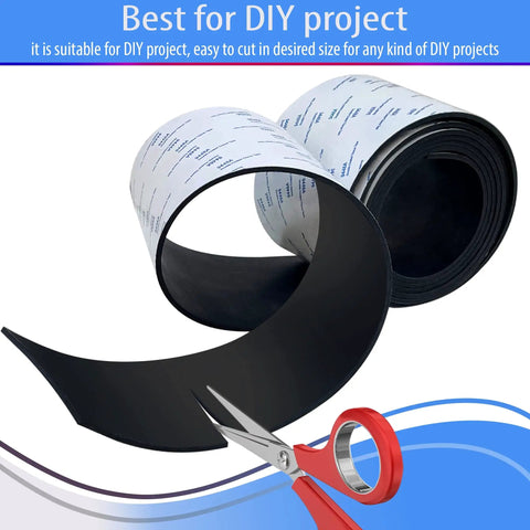 Neoprene Rubber Strip With Adhesive For DIY Gaskets And Pads, Heavy Duty Anti Slip Floor Protection, Anti Vibration Padding, Crafts And Mounting, Four Inch Wide By Ten Feet Long, One Sixteenth Inch Thick, Flexible Outdoor Ready