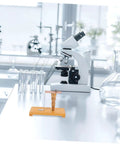 Pendulum Demo Kit For Physics Class Inertia And Newtonian Mechanics Teaching Tool With microscope and test tubes on lab table