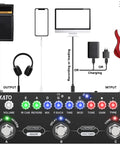 Multi Effects Guitar Pedal With Nine Amp Models And Eight IR Cabinets Dope Delays Reverb And Distortion Overdrive IR Loading