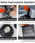 Home Improvement Assistant showcasing Portable Edge Bander For Woodworking with speed and temperature controls visible.