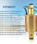 12V Universal Electric Fuel Pump 5-9 PSI 30 GPH Fuel Transfer Pump For Gasoline And Diesel Engines Carburetor Compatible Perfect For Cars Trucks Boats Generators And Lawn Mowers E8012S E8016S EP12S FD0002 P60430 with compatibility list