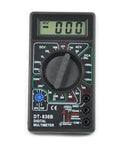 DT830B LCD Digital Multimeter Voltmeter Ammeter And Ohmmeter with 1999 Count LCD Display, showing dial and measurement settings