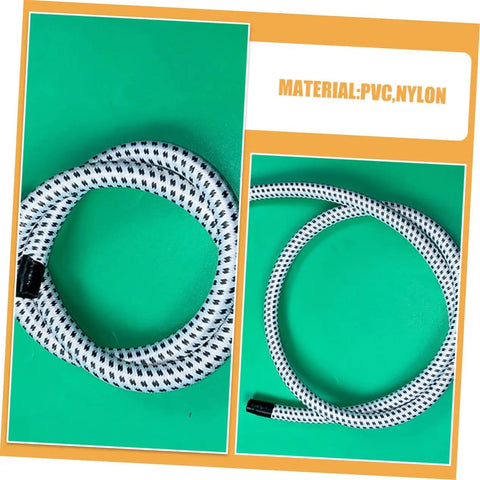 High Temp Steam Hose for Garment Steamers Flexible PVC Nylon Tube Replacement Part Durable Compatible With Most Ironing Machines